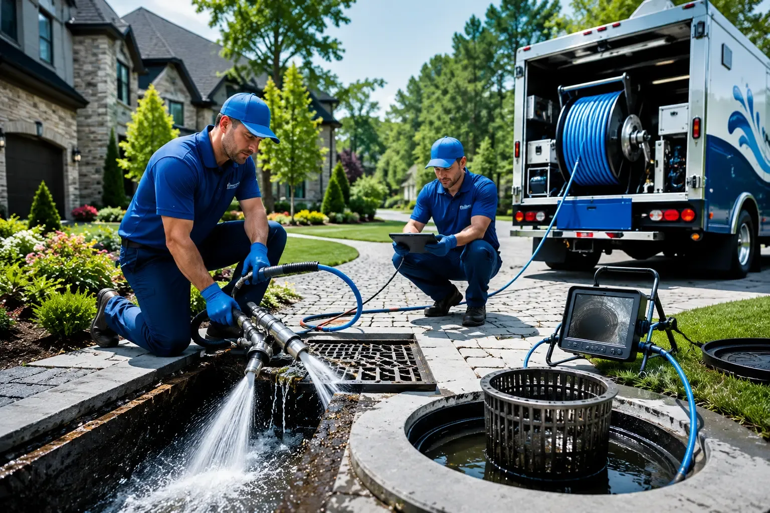 Local outdoor drain cleaning professionals in New Concord, OH